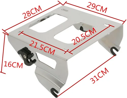 Vista 8 de XFMT - Respaldo trasero y cajuela para Harley Davidson Touring Glide, Style 3