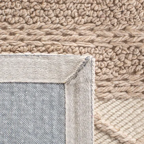 Vista 9 de SAFAVIEH Natura Collection - Alfombra decorativa de 2 x 3 pies, color beige, lana hecha a mano, ideal para zonas de alto tráfico en entrada, sala