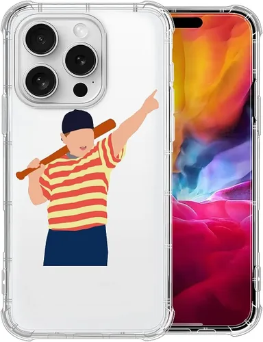 Vista 95 de CARLOCA Compatible con funda para iPhone SE 2020, funda para iPhone 8 para niñas, diseño transparente con patrón de lucha de béisbol de niños