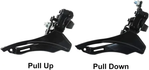 Vista 8 de Tookie Desviador delantero de bicicleta, desviador universal de bicicleta, cambiador de velocidad de acero TZ 30 Accesorios de repuesto