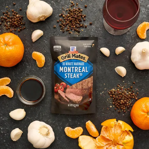 Vista 8 de McCormick Grill Mates Montreal Steak 30 Minute Marinade, 5 oz