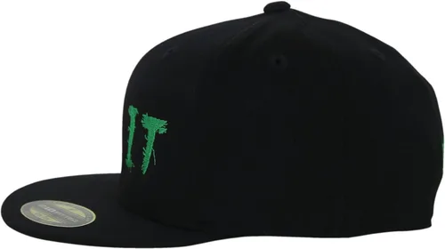 Vista 5 de 5% Nutrition Gorra de camionero Flexfit Snapback negra y roja para hombres y mujeres