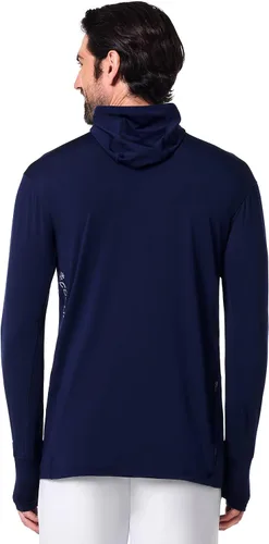 Vista 5 de Coolibar Sudadera con capucha UPF 50+ Agility Performance para hombre, protección solar