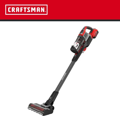 Vista 3 de CRAFTSMAN V20 Stick Vacuum Cordless Rechargeable,3 Speed, Lightweight, Powerful Suction, Brushless, Extended Runtime, Battery and Charger Included