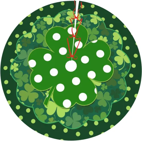 Vista 19 de Alfombra de césped de fútbol americano, divertido deporte, verde, 36 pulgadas, falda de árbol de Navidad, tapete, suministros divertidos