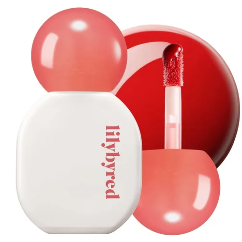 Vista 13 de lilybyred Sugar Wrapping Tint Gloss, 0.21 oz. Tinte labial vítreo coreano, acabado esmaltado suave, ligero y antiadherente, no se oscurece