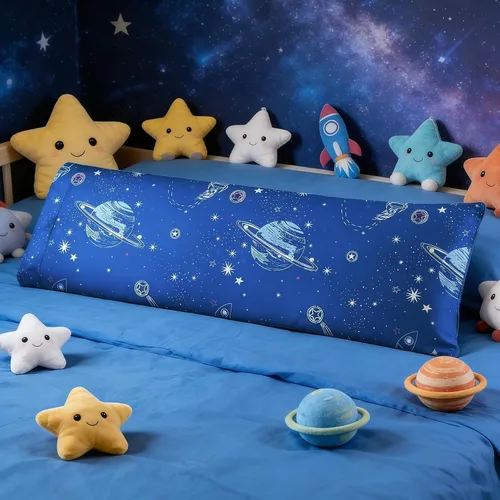 Vista 12 de MAG Juego de 2 fundas de almohada estándar de color blanco, 20 x 26 pulgadas, para niños, adolescentes