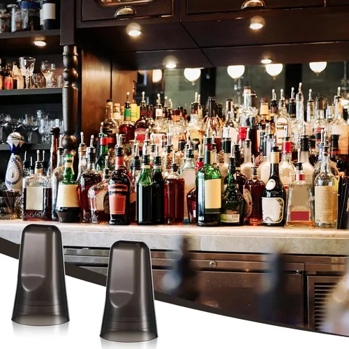 Vista 7 de Chengu 24 fundas para botellas de licor, cubiertas de boquilla para botellas, dispensador universal de vertido, tapas de boquilla de goma