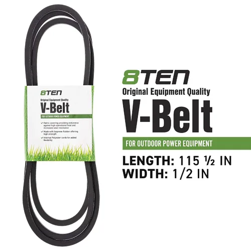 Vista 2 de 8TEN Cinturón de cubierta para John Deere S1642 S1742 107-17HS Sabre 1742 1542 M124895 42 pulgadas