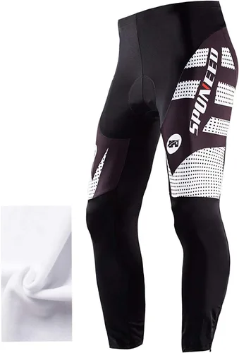 Vista 8 de sponeed Pantalones de bicicleta para hombre, 4D, acolchados, mallas de ciclismo de carretera, leggings para ciclista al aire libre, ropa de ciclismo