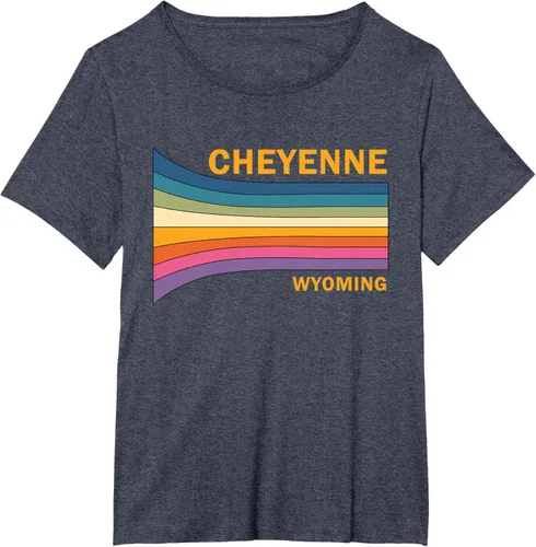 Vista 35 de Retro Vintage 70s Cheyenne Wyoming camiseta