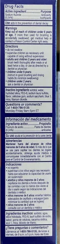 Vista 4 de Aim Pasta de dientes con flúor de gel para niños, Mega Bubble Berry, 4.4 onzas (paquete de 2)