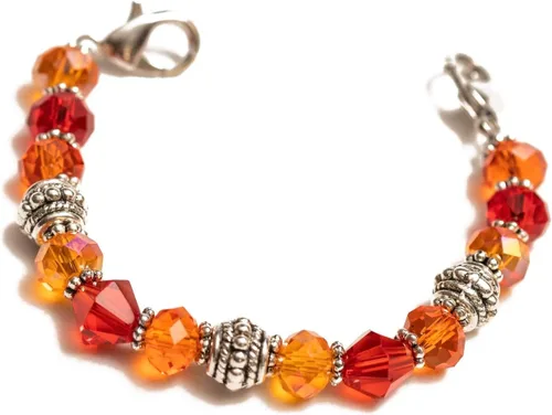 Vista 24 de Pulsera elástica de alerta médica, pulsera de identificación médica de repuesto intercambiable, etiqueta de identificación no incluida, cristales