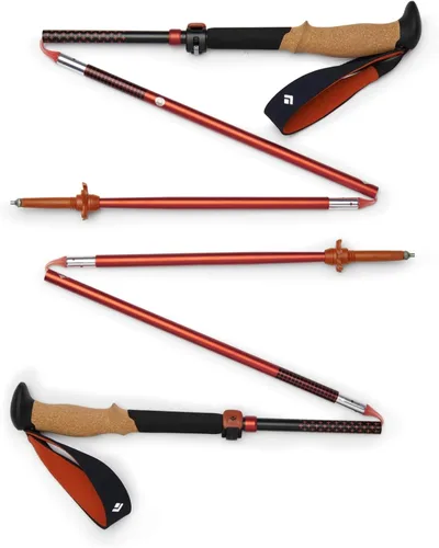 Vista 9 de BLACK DIAMOND Pursuit Adjustable Trekking Poles (Pair) Natural Cork Hiking