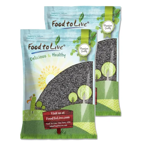 Vista 8 de Food to Live Semillas de girasol crudas en cáscara, 6 onzas – Aperitivo fresco, crujiente y de nuez para llevar, sin conservantes, gran fuente