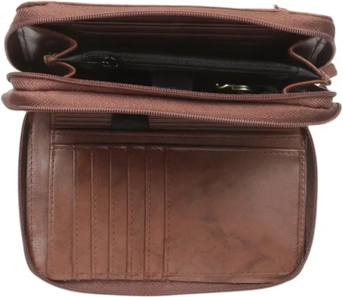 Vista 4 de Buxton Cartera organizadora con doble cremallera Heiress