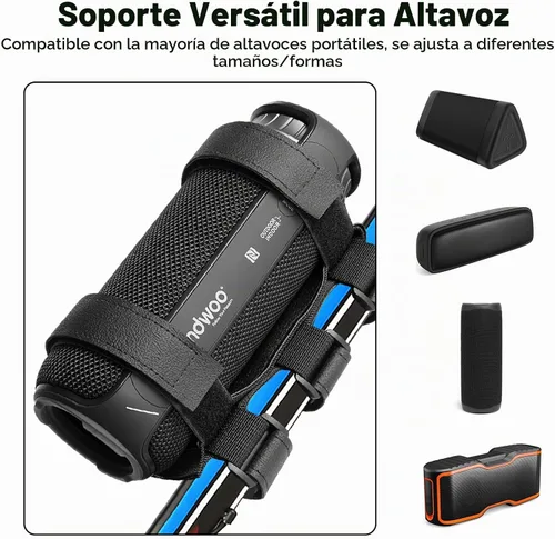 Vista 2 de Soporte de altavoz portátil para la bicicleta, soporte inalámbrico