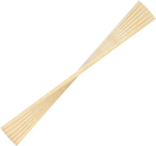 Vista 5 de Palitos de madera de 15.7 pulgadas para manualidades, palos de bambú natural extra largos que se pueden curvar, palos de bambú natural fuertes, 100