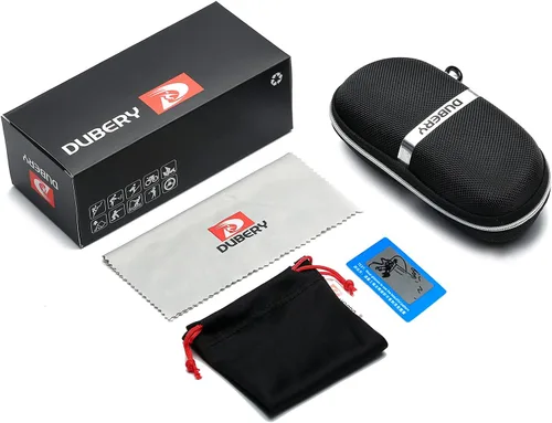 Vista 7 de DUBERY Gafas de sol polarizadas cuadradas clásicas para hombresmujeres con protección UV400 D805