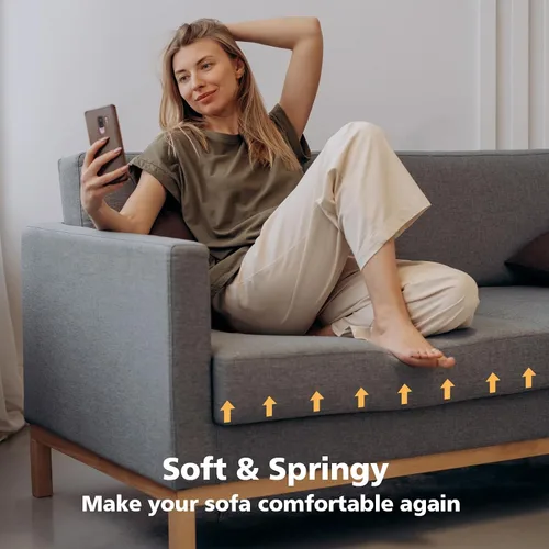 Vista 8 de Soporte de Cojines de Sofá para Asiento Caído de 20 x 20 pulgadas, Almohadillas de Inserción, Tablero de Soporte, Cojín de Asiento de Sofá