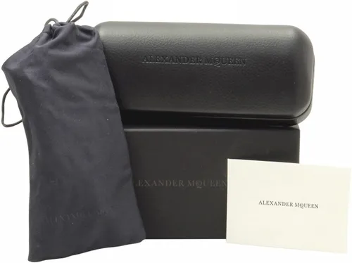 Vista 5 de Alexander McQueen AM0282O Negro 5516150 Hombres Marco de Gafas, Negro