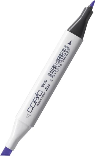 Vista 12 de Copic Marcador de alcohol clásico, de doble punta, R37-Copic, Carmín