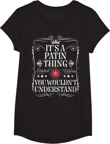 Vista 3 de Camiseta Patin Name Its A Patin Thing You Wouldn't Understand, Negro -, Pequeña