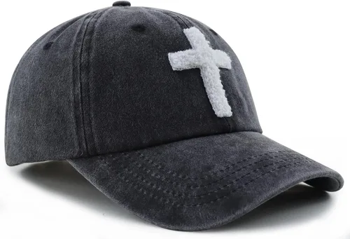 Vista 3 de Gorra de béisbol religiosa cristiana de algodón ajustable para hombres y mujeres