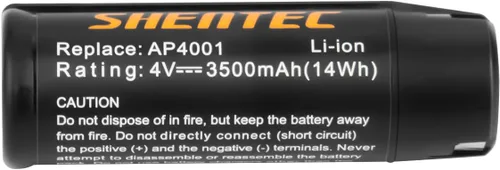 Vista 7 de Shentec 3500mAh 4V - Batería de repuesto compatible con Ryobi TEK4