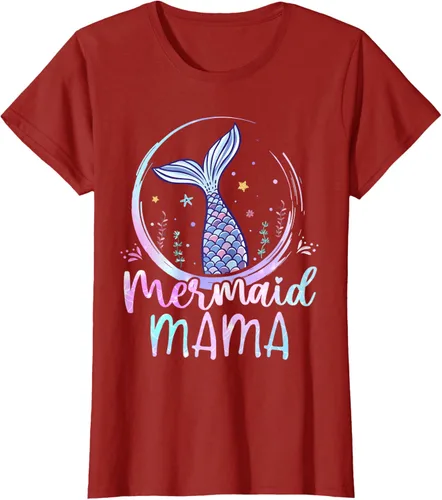 Vista 8 de Camiseta de sirena para mujer, diseño de cola de sirena para cumpleaños, playa, cola de sirena, Negro