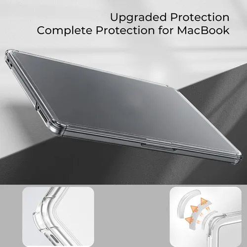 Vista 4 de Funda compatible con MacBook Air de 15 pulgadas M5 M4 M3 M2 2023 Negro