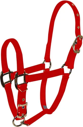 Vista 8 de Hamilton Deluxe - Caballo ajustable, 100-200 libras, color negro Premium Quality 3/4" Triple Ply Nylon, Foal/Mini Horse, Adjustable Chin Strap