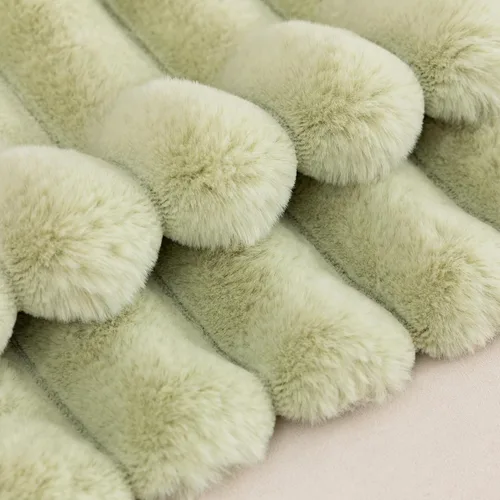Vista 3 de Juego de 2 fundas de almohada decorativas de piel sintética de 18 x 18 pulgadas, color verde salvia, decoración de primavera, para sofá, dormitorio