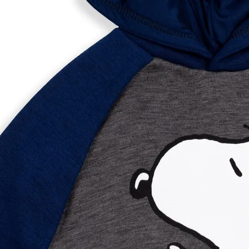 Vista 4 de Peanuts Woodstock Snoopy - Sudadera con capucha de forro polar para niños pequeños y grandes