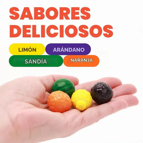 Vista 3 de Seedlings Gumballs para Niños - 1.7lb Goma Original Seedling - Bolas de Chicle con Forma de Fruta - Chicle Globo para Niños - Bolas de Chicle