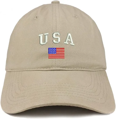 Vista 11 de Gorra patriótica bordada con bandera estadounidense y Estados Unidos Negro