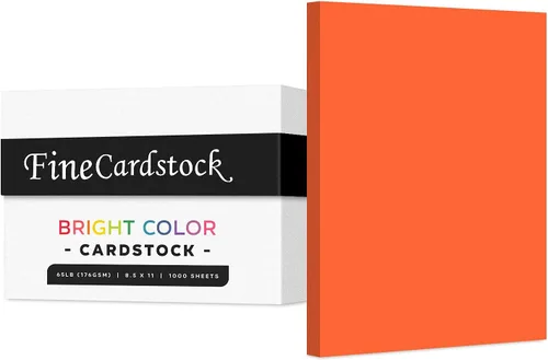 Vista 24 de Papel de alta calidad para tarjetas de colores, caja de 1000 hojas, cartulina de peso medio de 65 libras, perfecta para suministros escolares, artes