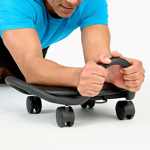 Vista 4 de AB Dolly Plus Core Abdominal Training Stimulator System Portable Home Gym Ab Muscle Workout Equipment Trainer Machine for All Fitness Levels