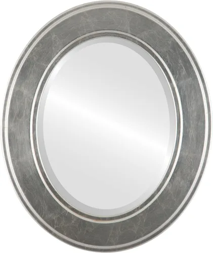 Vista 16 de ovalandroundmirrors. com Oval Espejo biselado en un estilo Montreal champaña Oro marco