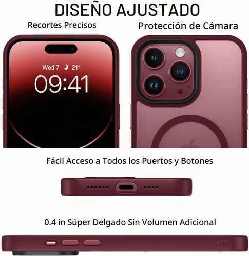 Vista 8 de BENTOBEN Funda protectora para iPhone 15 Pro Max, translúcida mate, delgada, a prueba de golpes, para mujeres y hombres, para iPhone 15 Pro Max