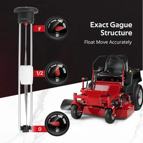 Vista 5 de Tapa de gas para indicador de combustible de 9" 5023197 5023197SM para cortadora de césped Snapper ZT ZTR ZTX Simplicity Champion Consumer Massey