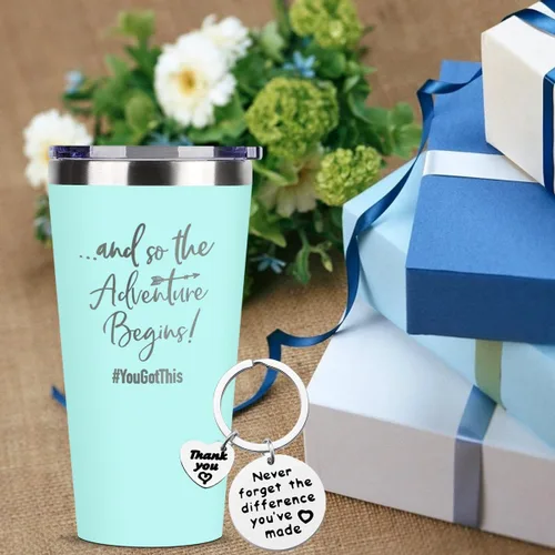 Vista 6 de SHOW-YA Regalos de buena suerte: regalos de felicitación para mujeres, nuevo regalo de trabajo para mujeres, regalo de despedida para amigos