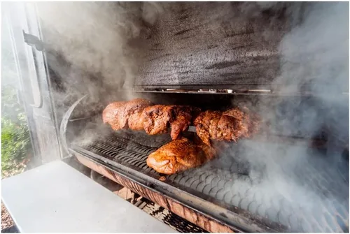 Vista 2 de Astillas de madera para ahumar de primera calidad, astillas para barbacoa, astillas para ahumar, barbacoa, accesorios para parrilla