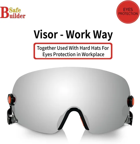 Vista 4 de SAFEBUILDER Safety Visor Hard Hat Accessories for CR06& CR08