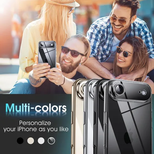 Vista 345 de Supdeal Funda cristalina transparente para iPhone 11, [No se amarillea] [Protección de la cámara] [Probado contra caídas de grado militar] Funda