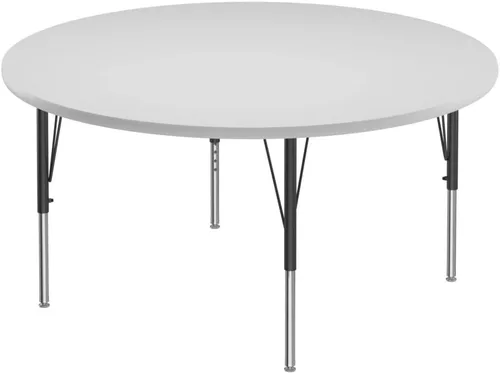 Vista 43 de Correll - Mesa rectangular de 24 x 36 pulgadas, mesa de actividades superior de borrado en seco, altura ajustable (19 a 29), laminado de alta