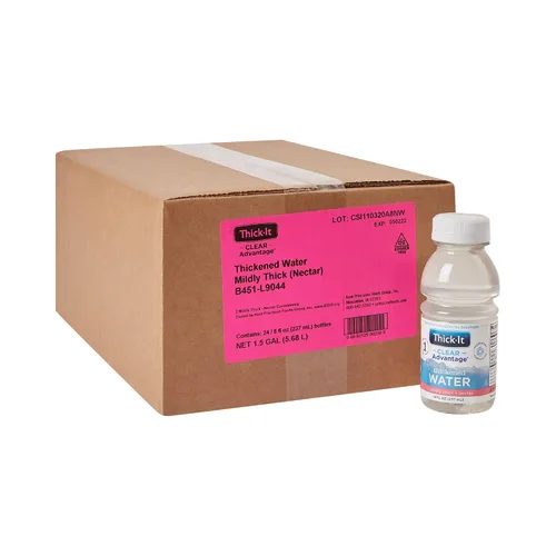 Vista 5 de Thick-It Clear Advantage - Agua espesa, consistencia de néctar, botella de 8 onzas (paquete de 24)