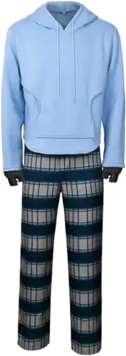Vista 3 de Disfraz de hombre gordo para cosplay, conjunto completo de disfraz de talla grande para Halloween