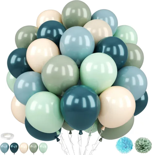 Vista 9 de Globos de Casino, Globos Metálicos Negros Rojos Dorados de 12 Pulgadas con Confeti y Dados de Lámina para Decoración de Fiesta Temática de Juego