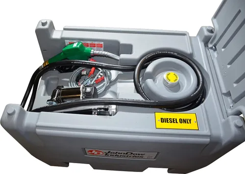 Vista 7 de JohnDow Industries JDI-AFT58 Depósito de combustible diésel auxiliar de 58 galones, con bomba de transferencia eléctrica de 12 voltios, 1 paquete